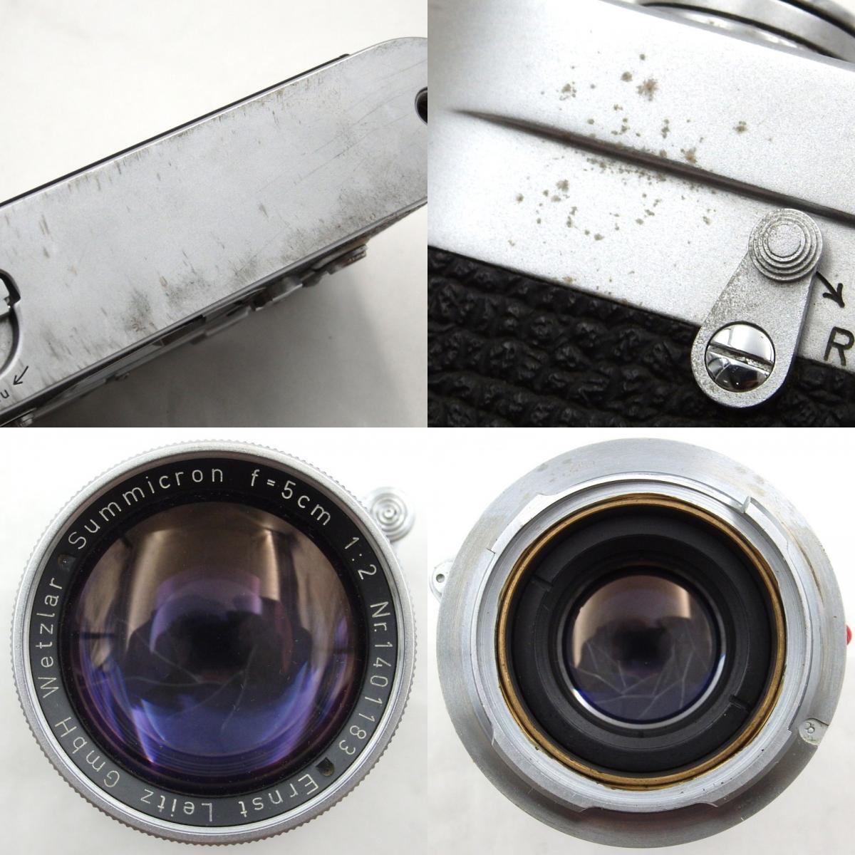 1円〜 Leica ライカ M3 レンジファインダーカメラ Summicron f