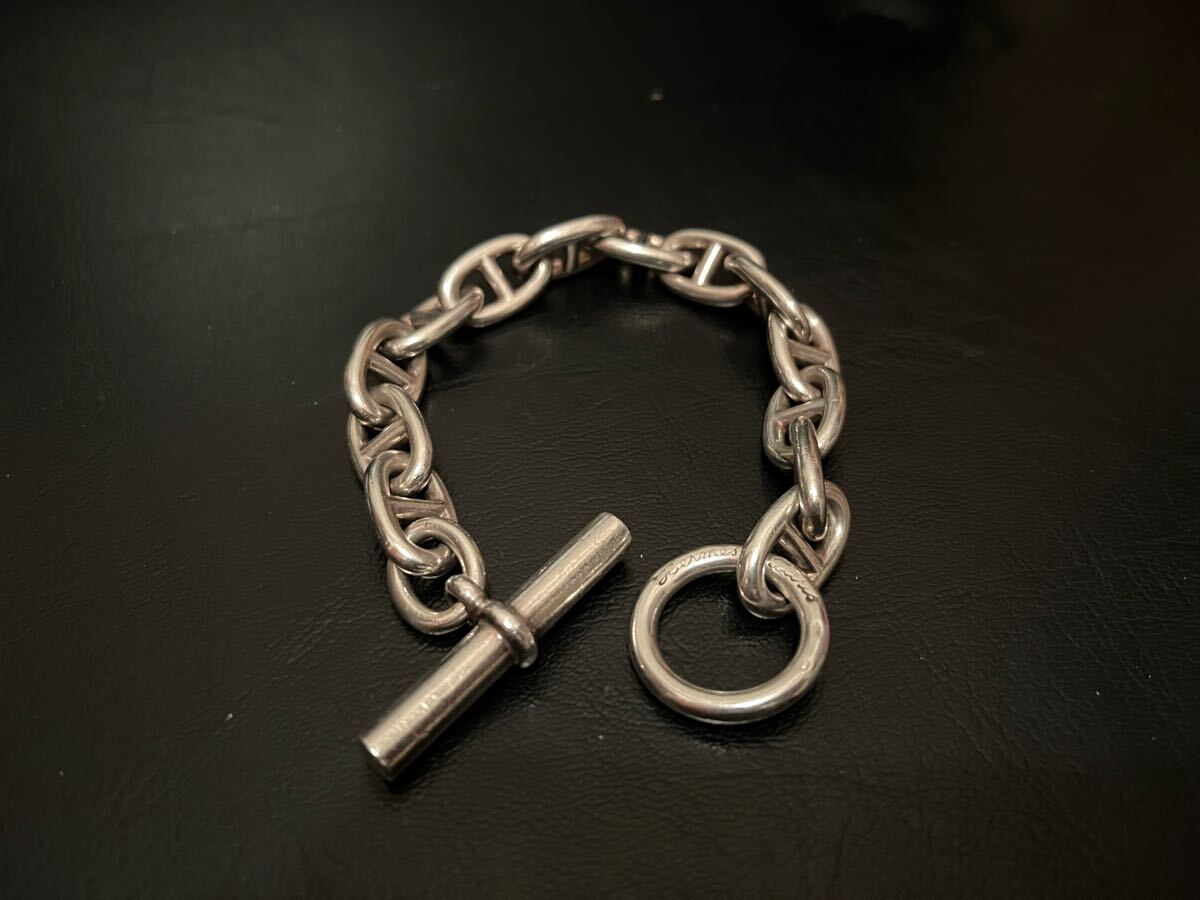 70s Vintage Hermes シェーヌダンクル 筆記体 GM 13コマ 70s Vintage Hermes シェーヌダンクル 筆記体 GM 13コマ
