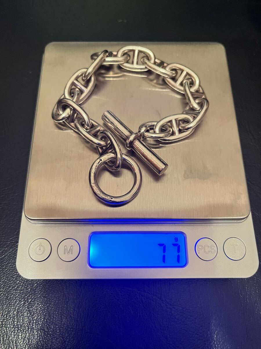 70s Vintage Hermes シェーヌダンクル 筆記体 GM 13コマ 70s Vintage Hermes シェーヌダンクル 筆記体 GM 13コマ