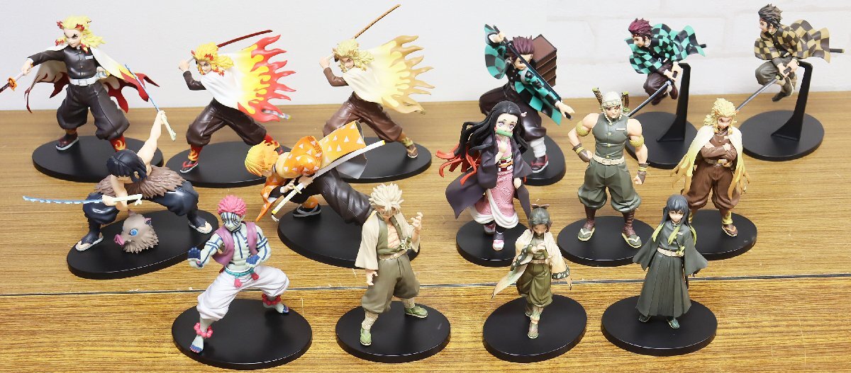 鬼滅の刃 フィギュア まとめ売り 15点セット 鬼滅の刃フィギュアまとめ 15点