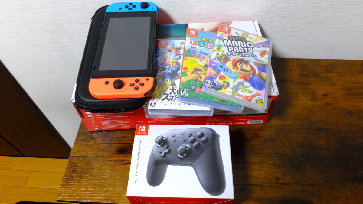 取り引き中 Switch本体セット コントローラー ソフト