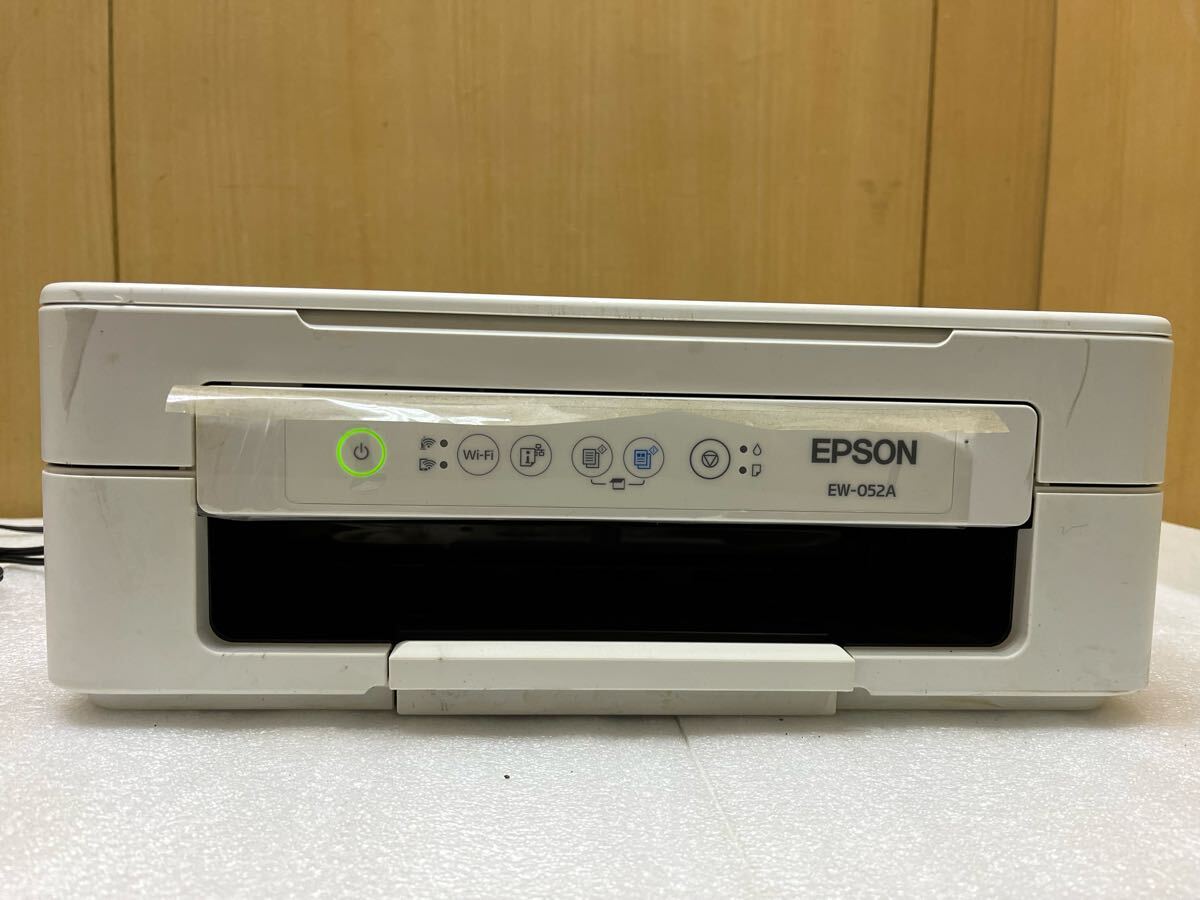 RE3158 EPSON EW-052A インクジェットプリンター 通電確認済み RE3158 EPSON EW-052A インクジェットプリンター 通電確認済み