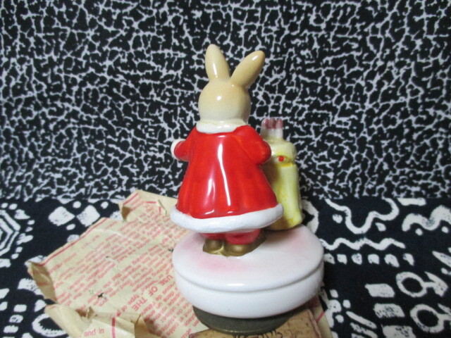 * Vintage прекрасный товар керамика . retro LucyLucy Рождество кекс музыкальная шкатулка солнечный ta. улица ......1988 сиденье gchi сделано в Японии 