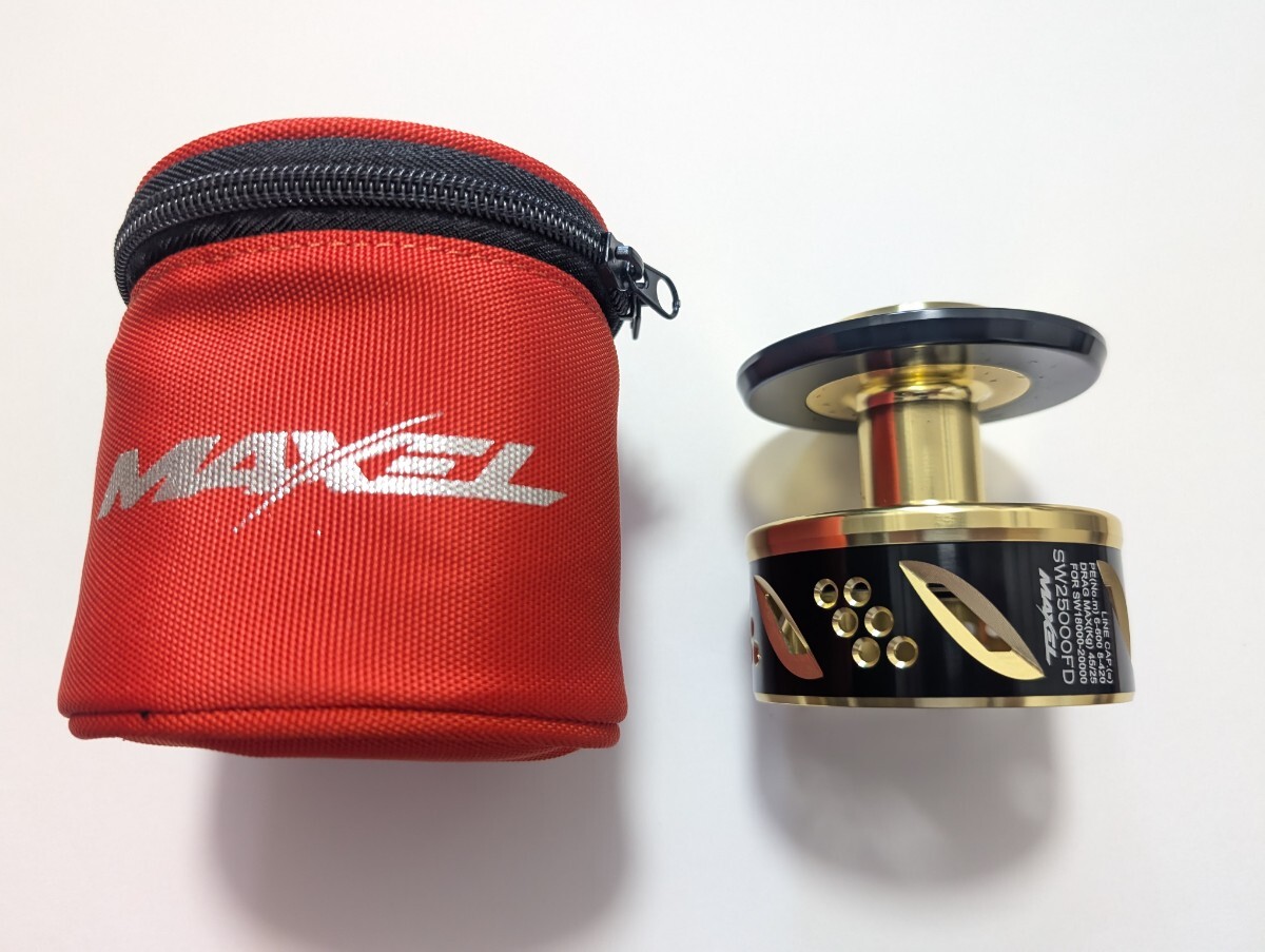 マクセル25000スプール シマノ ステラSW用 ドラグMAX45Kg