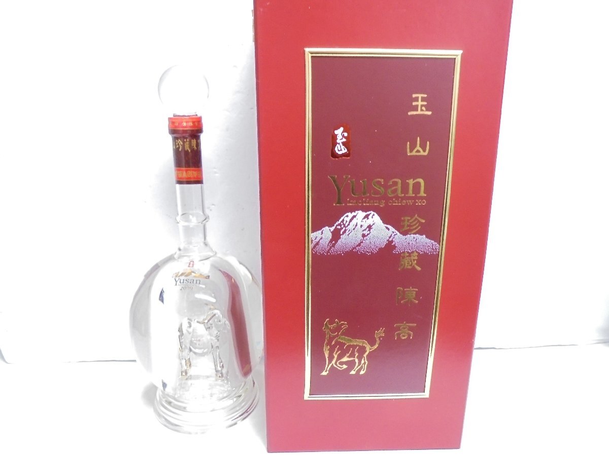 41】1円～玉山 珍蔵陳高 白酒 2009 Yusan 52％ 1000ml 箱付き