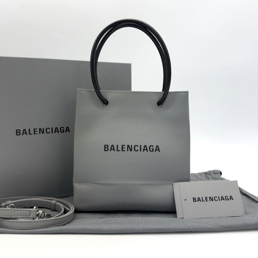 1円【極美品】BALENCIAGA バレンシアガ ショッピングトートXXS 1円【極美品】BALENCIAGA バレンシアガ ショッピングトートXXS