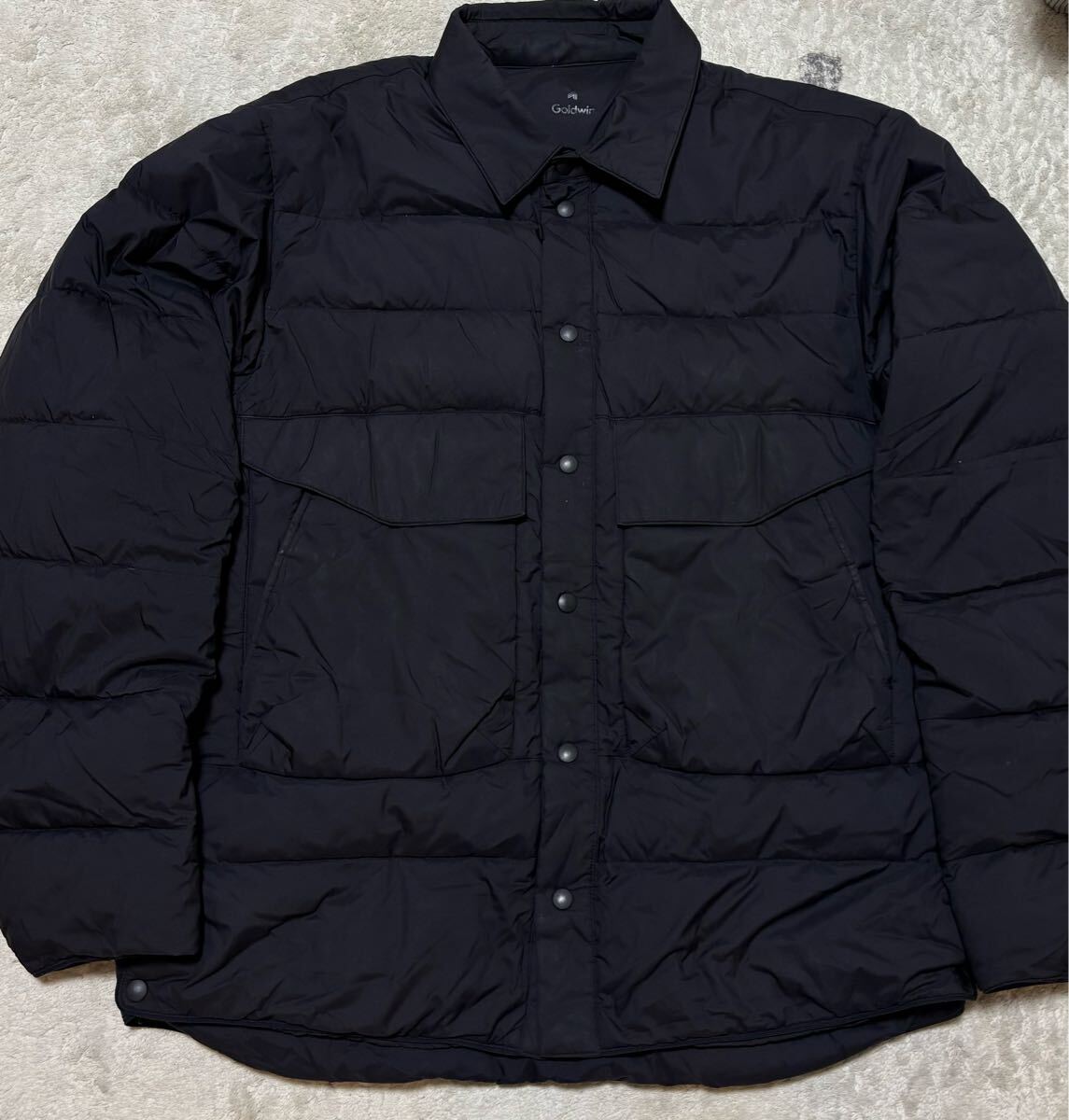 GOLDWIN Down Shirt GL20317P nanamica north face ゴールドウィン ダウンシャツ 黒 ブラック ノースフェイス パープルレーベル ナナミカ 