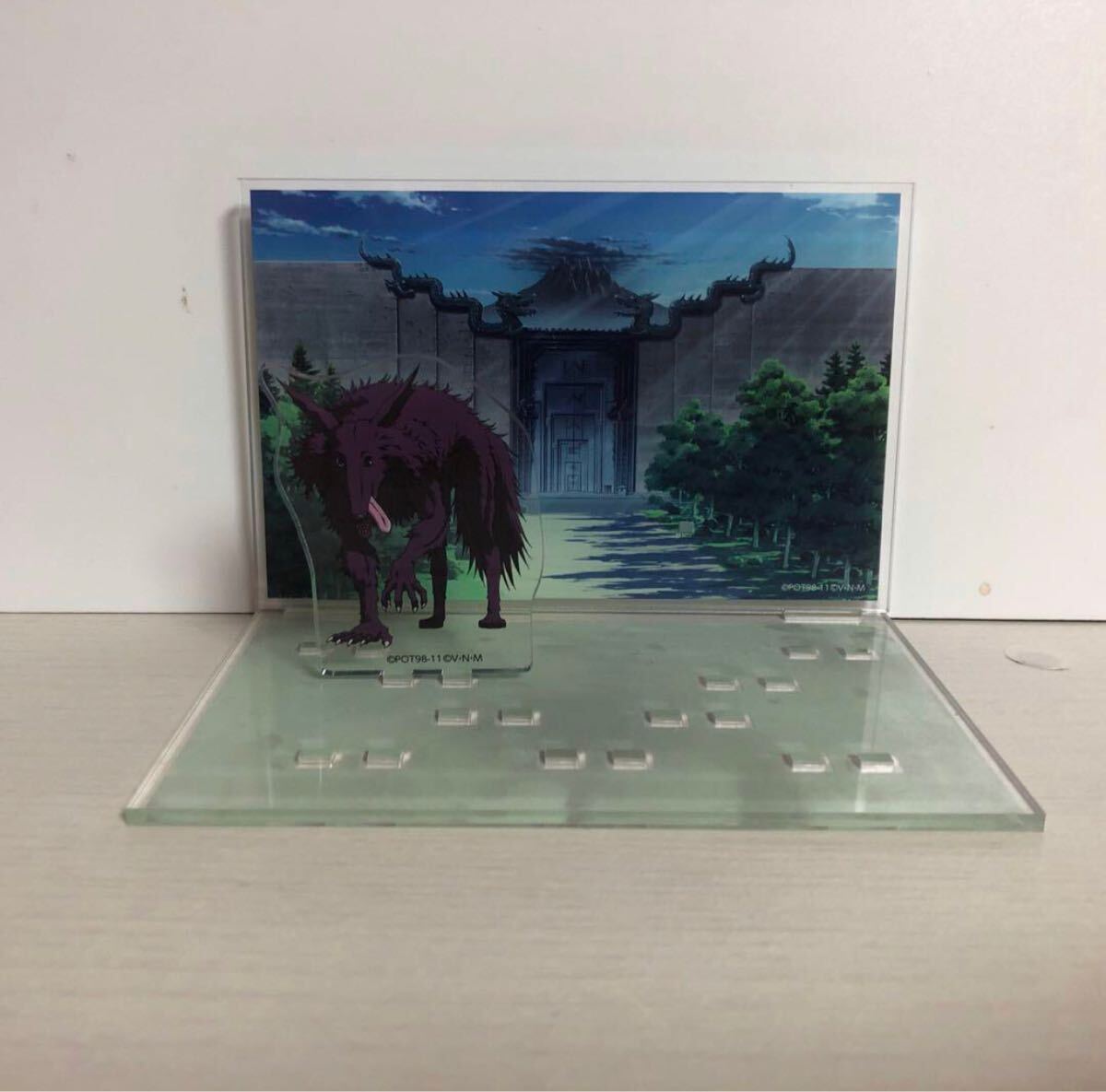 13種　ハンターハンター　アクリルスタンド　アニメイトカフェ　ゾルディック家　アクリルジオラマ　試しの門　ミケ