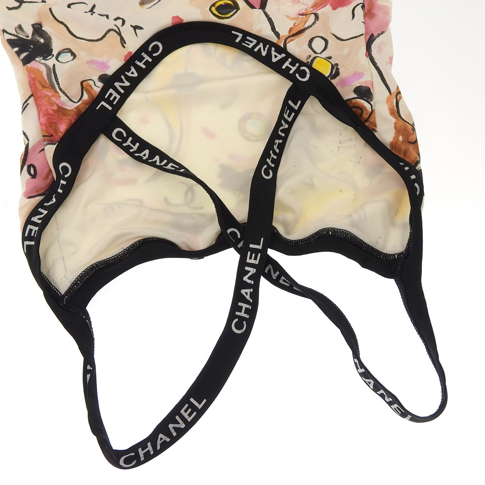 【本物保証】 箱付 超美品 シャネル CHANEL 水著 P95 マルチカラー 42 PO4696V04099 希少 レア ヴィンテージ