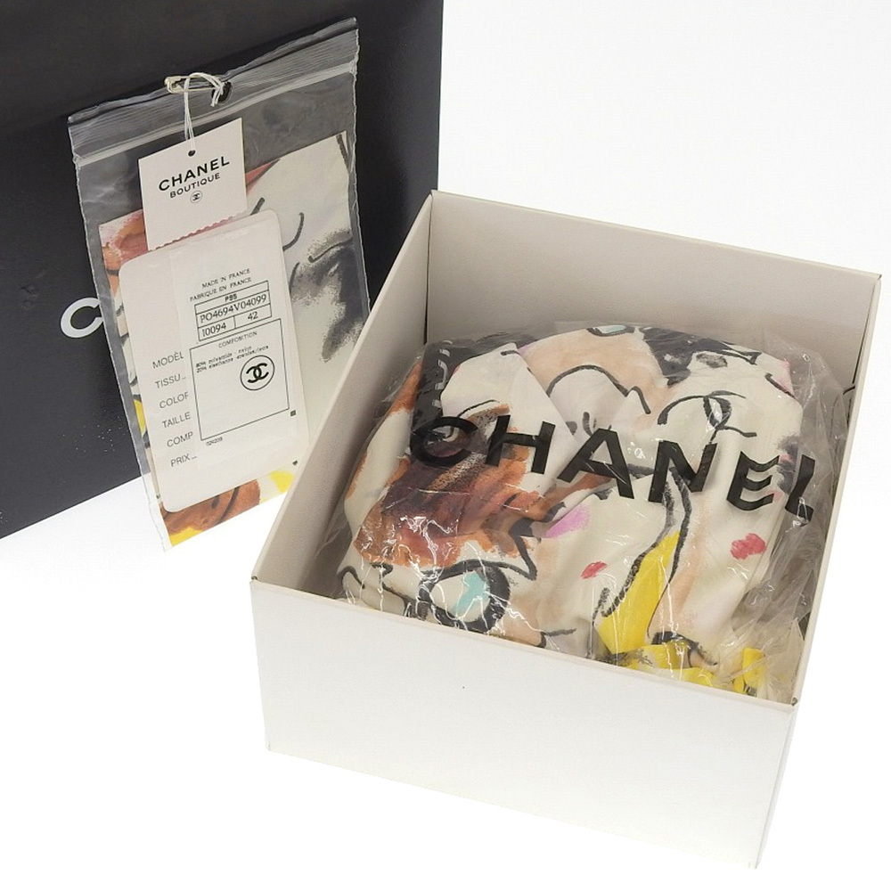 【本物保証】 箱付 超美品 シャネル CHANEL 水著 P95 マルチカラー 42 PO4696V04099 希少 レア ヴィンテージ