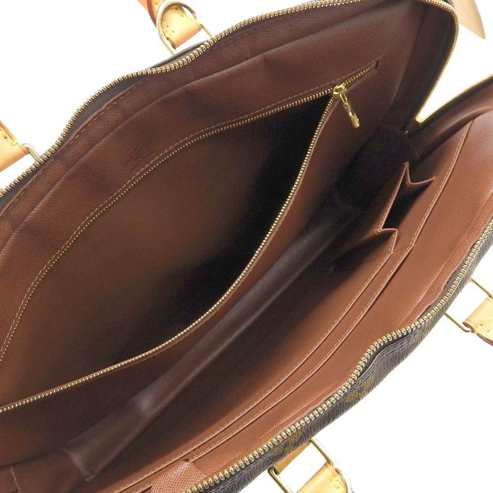 【本物保証】 ルイヴィトン LOUIS VUITTON モノグラム ポルト ドキュマン ヴォワヤージュ ブリーフケース ビジネスバッグ M53361