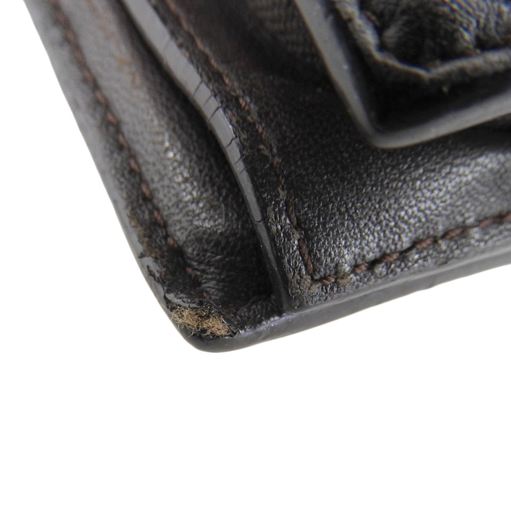【本物保証】 ボッテガヴェネタ BOTTEGA VENETA イントレチャート ホック付折り財(cái)布 114074 V0013 2040 革 レザー 茶 ブラウン