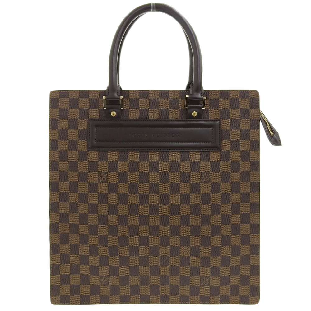 【本物保証】 超美品 ルイヴィトン LOUIS VUITTON ダミエ ヴェニスGM N51146 トートバッグ ハンドバッグ エベヌ