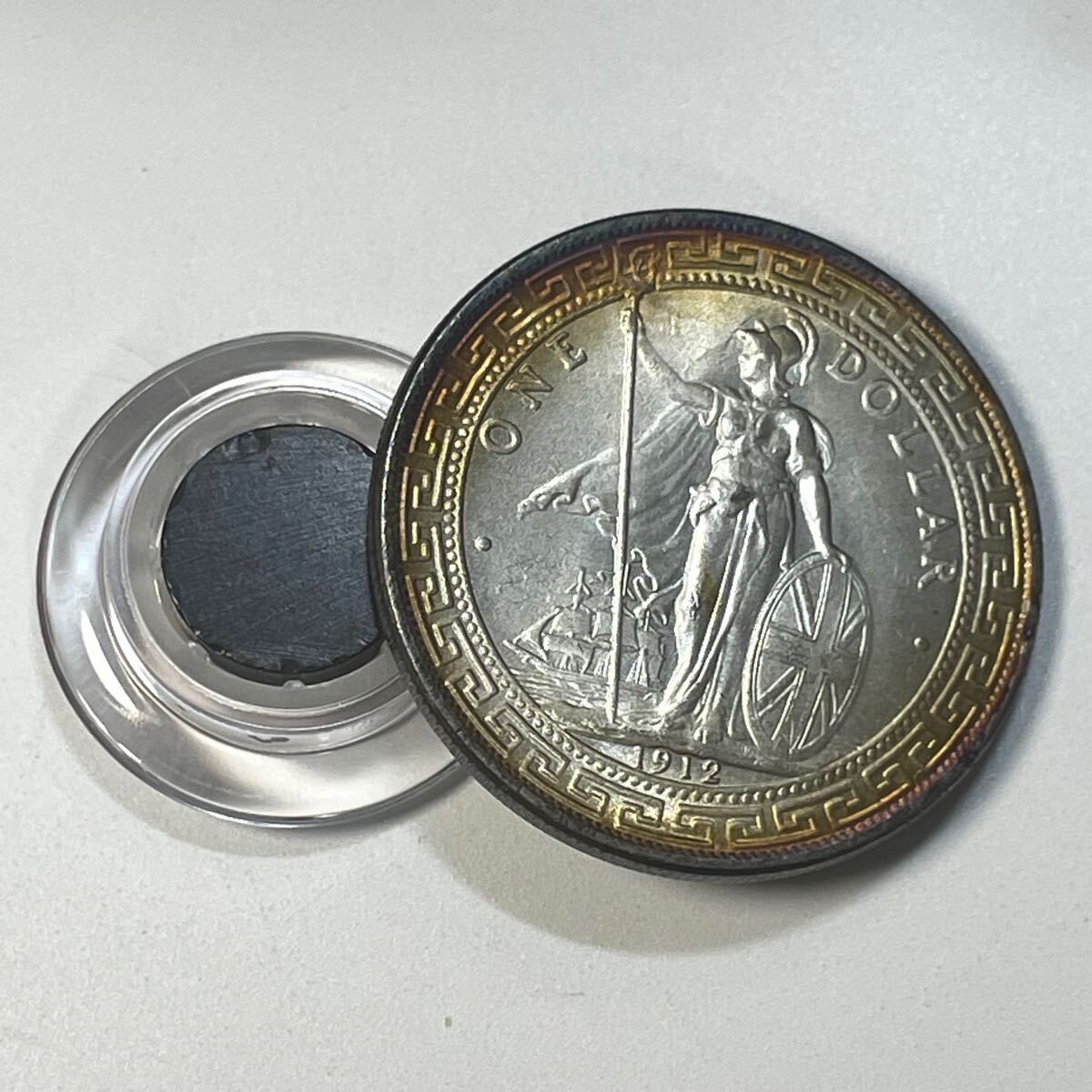 イギリス 硬貨 古銭 イギリス領香港 1911年 壱圓 ブリタニア
