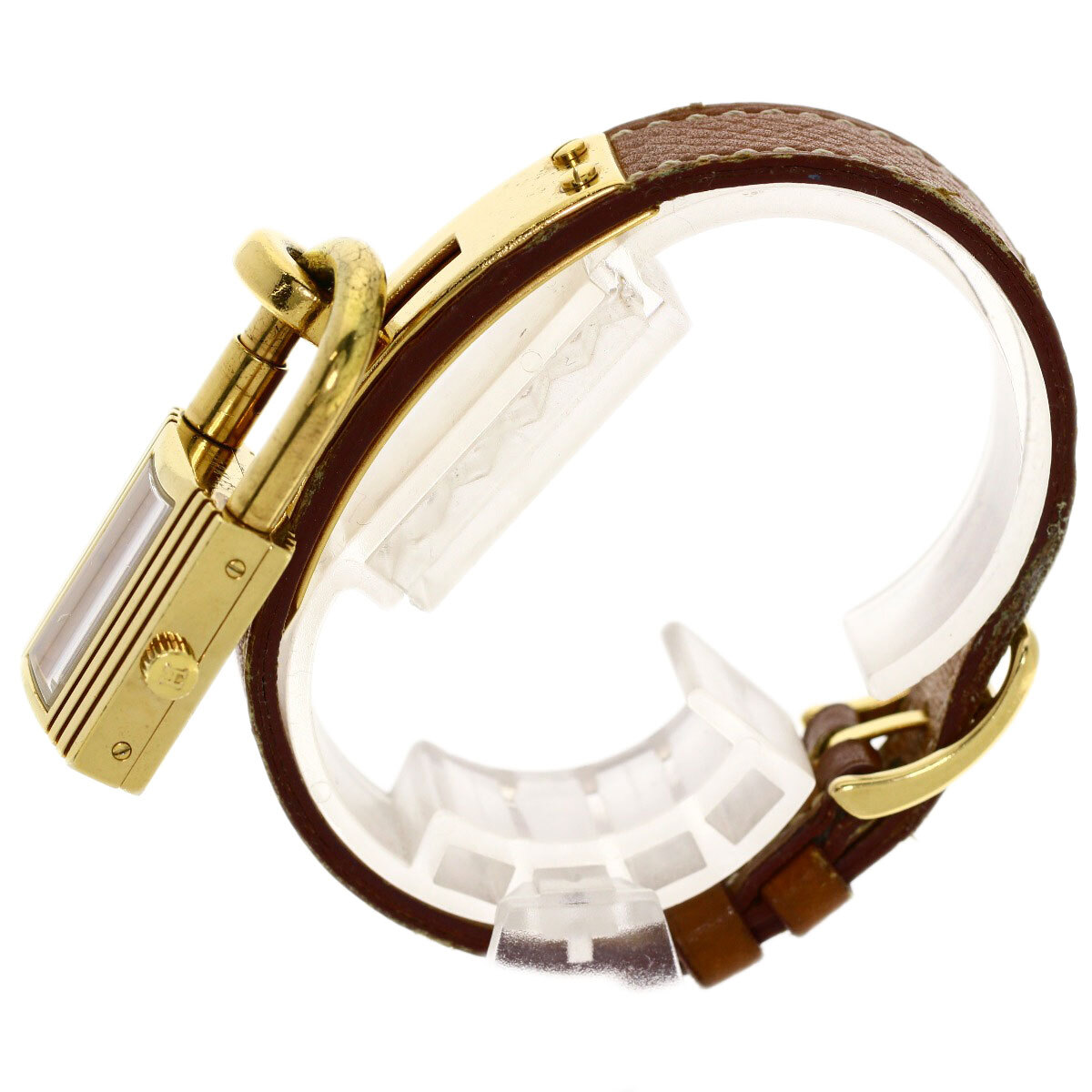 HERMES エルメス ケリーウォッチ 腕時(shí)計(jì) GP 革 レディース 中古