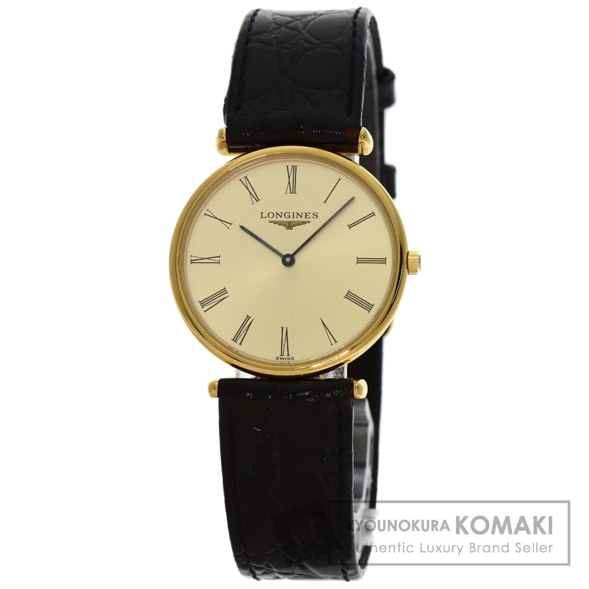 LONGINES ロンジン L4.503.2 グランドクラシック 腕時計 GP 革 ユニセックス 中古
