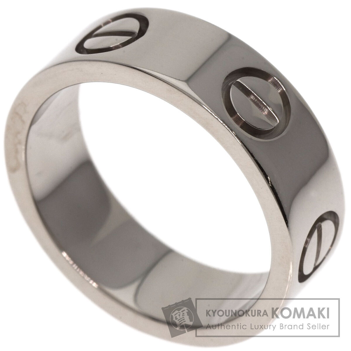 CARTIER カルティエ ラブリング #47 リング?指輪 K18ホワイトゴールド レディース 中古
