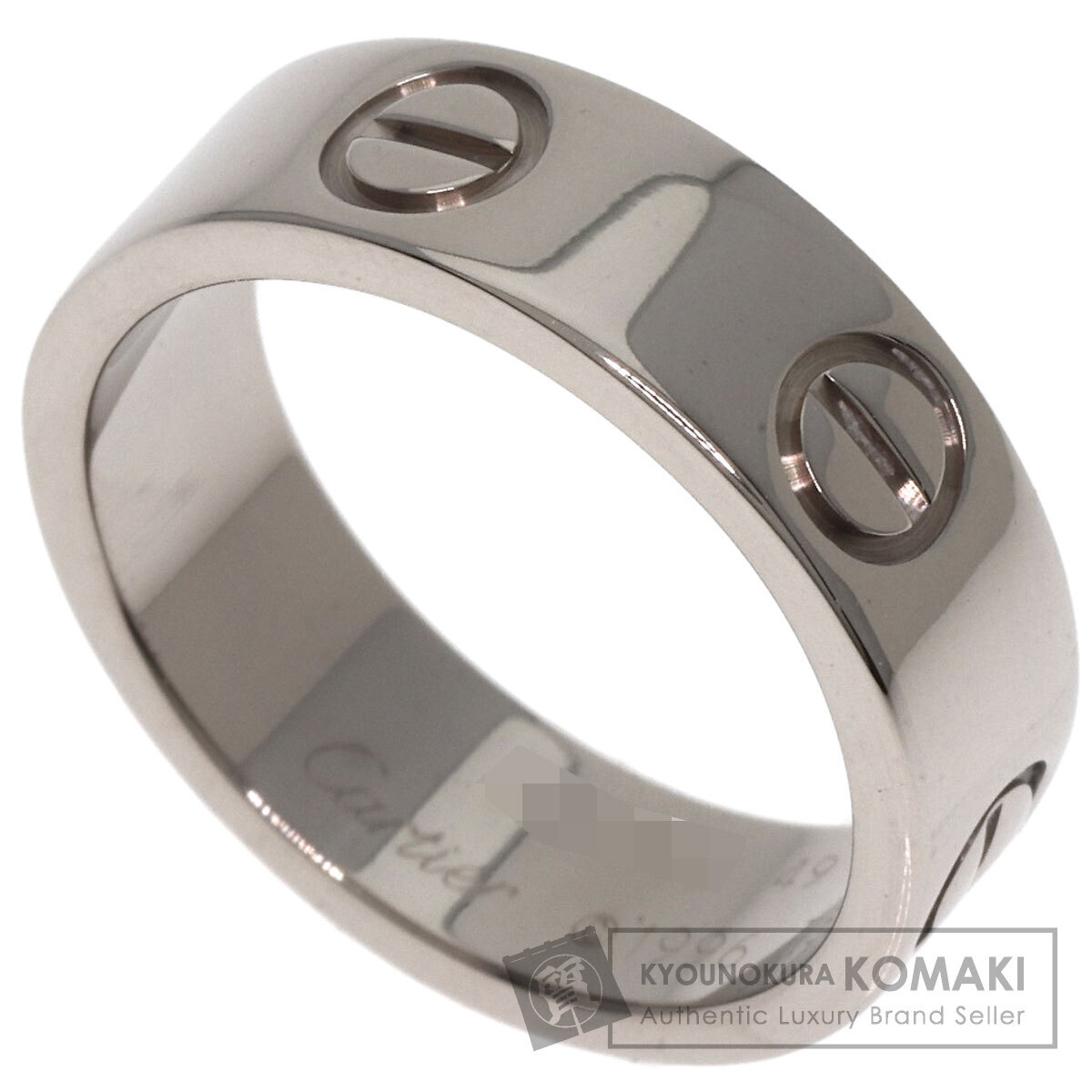 CARTIER カルティエ ラブリング #49 リング・指輪 K18ホワイトゴールド レディース 中古