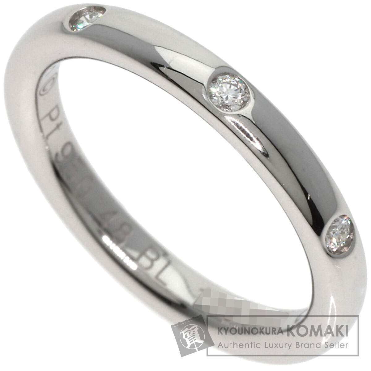 Van Cleef & Arpels ヴァンクリーフ＆アーペル アンフィニ エトワール 3P ダイヤモンド #48 リング・指輪 プラチナPT950 レディース 中古