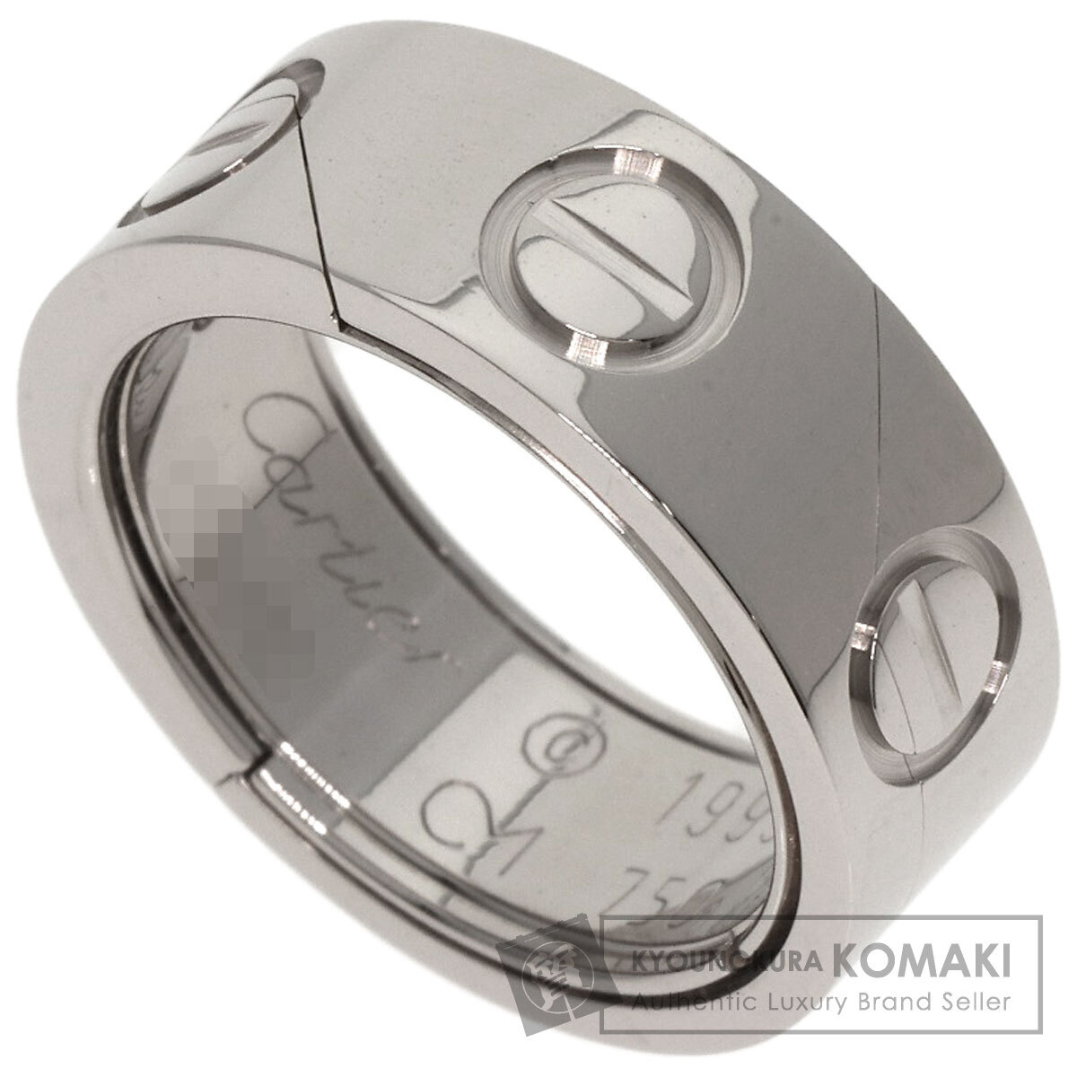 CARTIER カルティエ アストロ ラブリング #49 リング・指輪 K18ホワイトゴールド レディース 中古