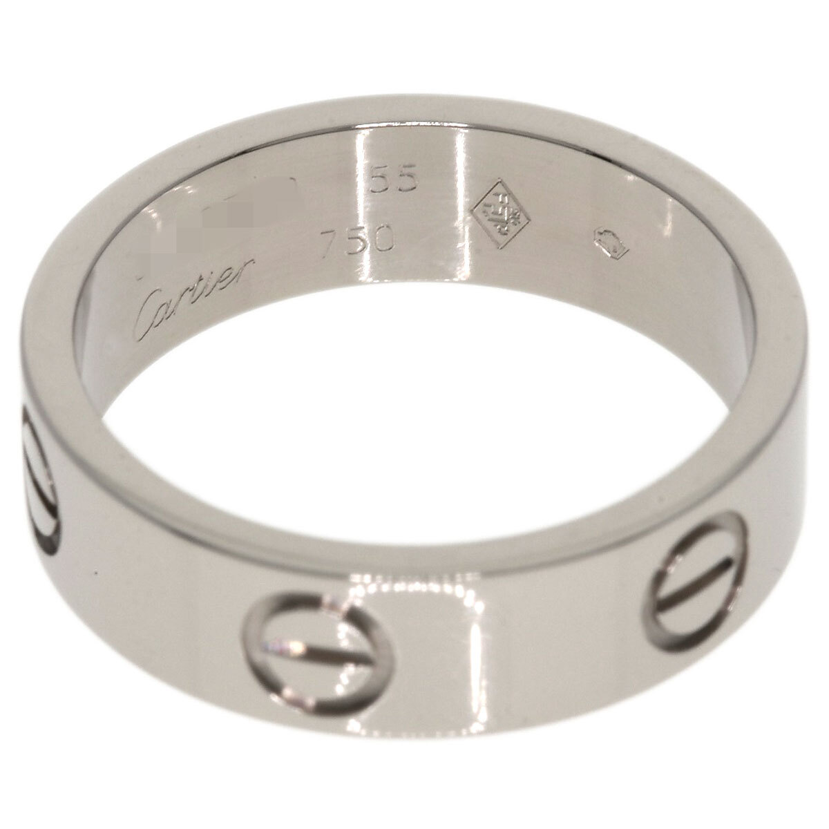 CARTIER カルティエ ラブリング #55 リング?指輪 K18ホワイトゴールド レディース 中古