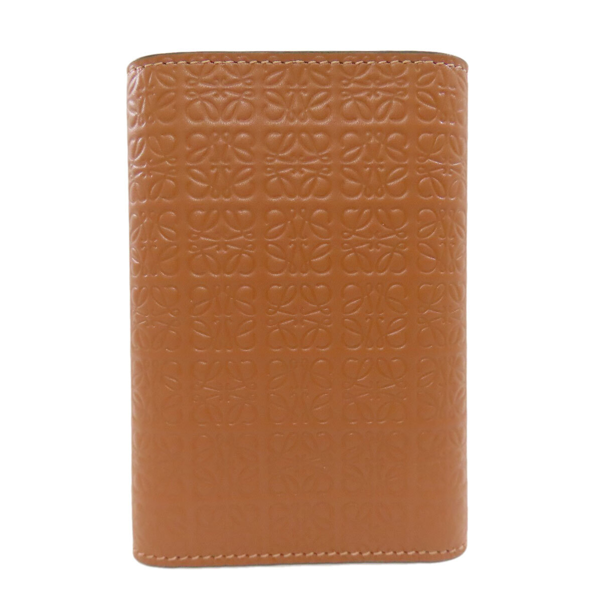 LOEWE ロエベ リピート バーティカル ウォレット スモール 二つ折り財(cái)布（小銭入れあり） カーフ レディース 中古