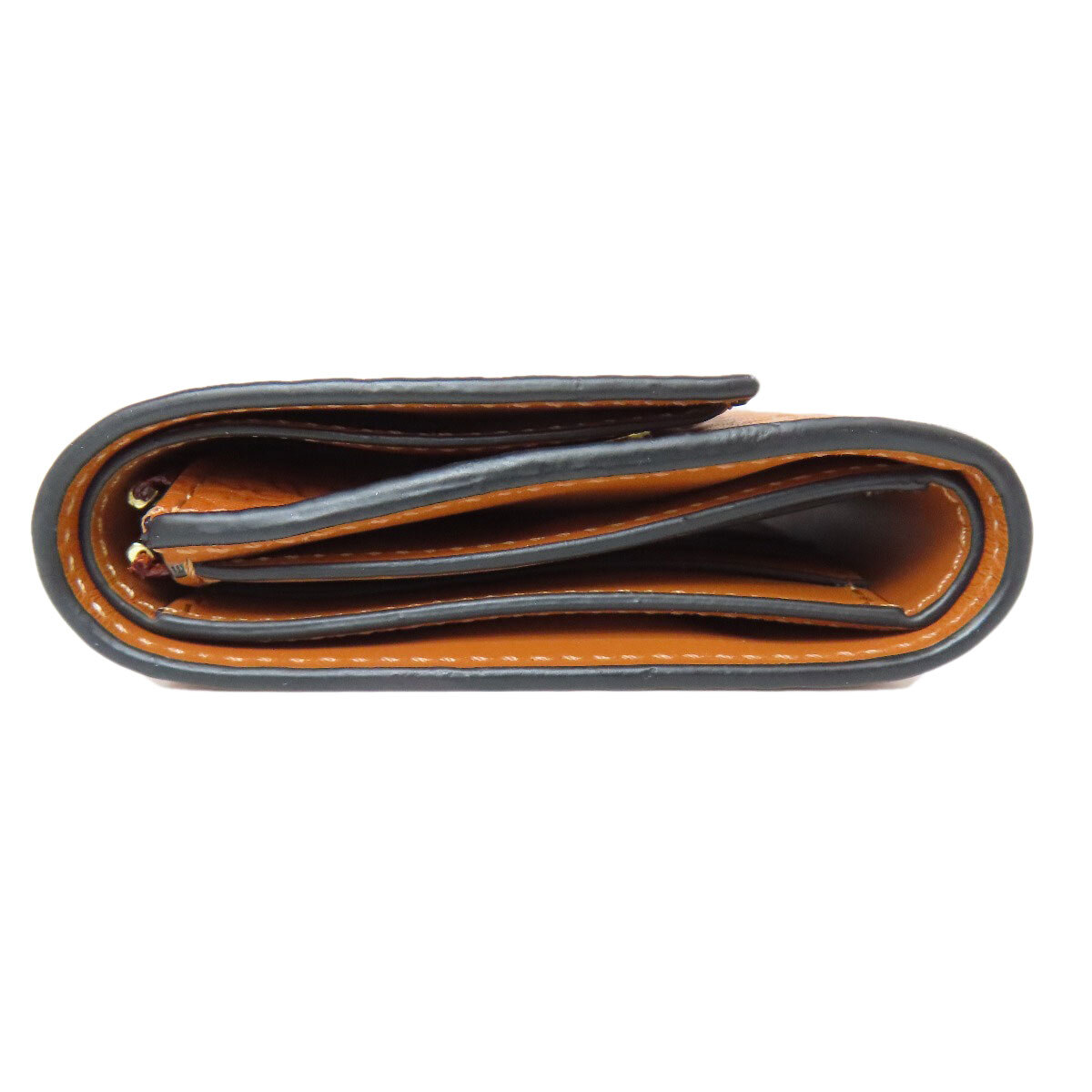 LOEWE ロエベ リピート バーティカル ウォレット スモール 二つ折り財(cái)布（小銭入れあり） カーフ レディース 中古