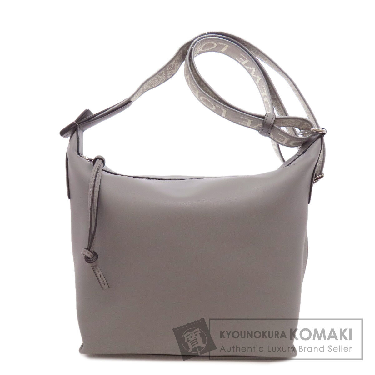 LOEWE ロエベ ロゴ ショルダーバッグ カーフ レディース 中古