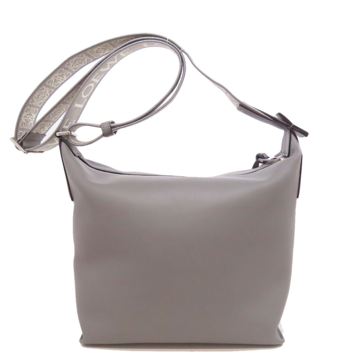 LOEWE ロエベ ロゴ ショルダーバッグ カーフ レディース 中古