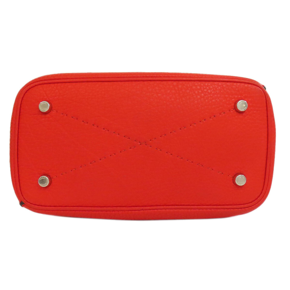 FENDI フェンディ セレリア 2WAY ハンドバッグ カーフ レディース 中古