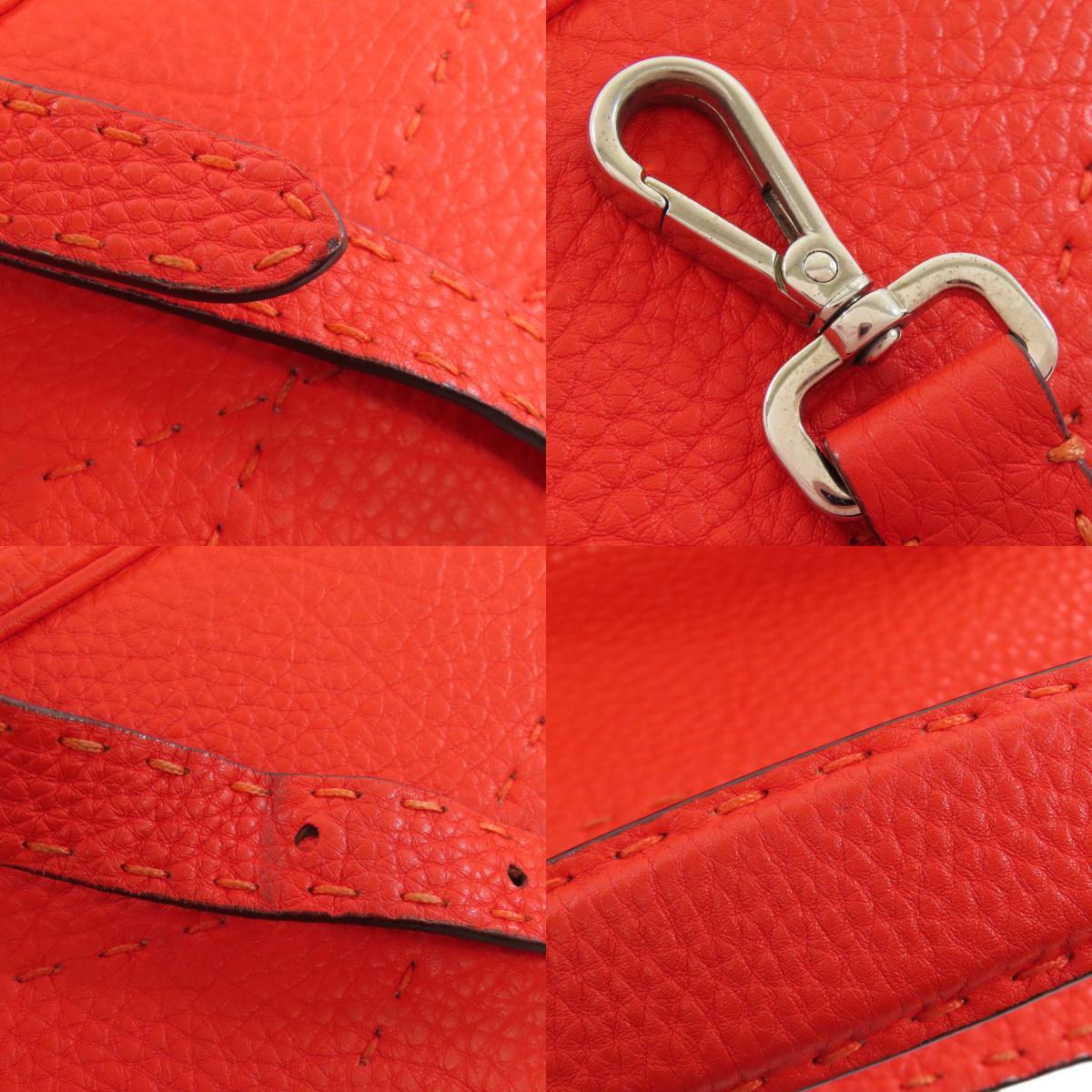 FENDI フェンディ セレリア 2WAY ハンドバッグ カーフ レディース 中古