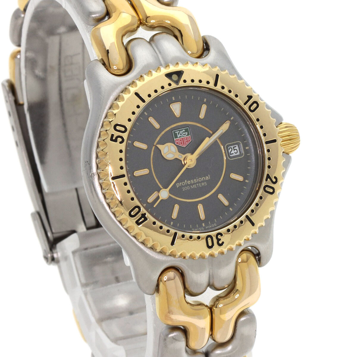 TAG HEUER TAG Heuer WG1320-2 Pro feshonaru наручные часы нержавеющая сталь SS K18YG женский б/у 