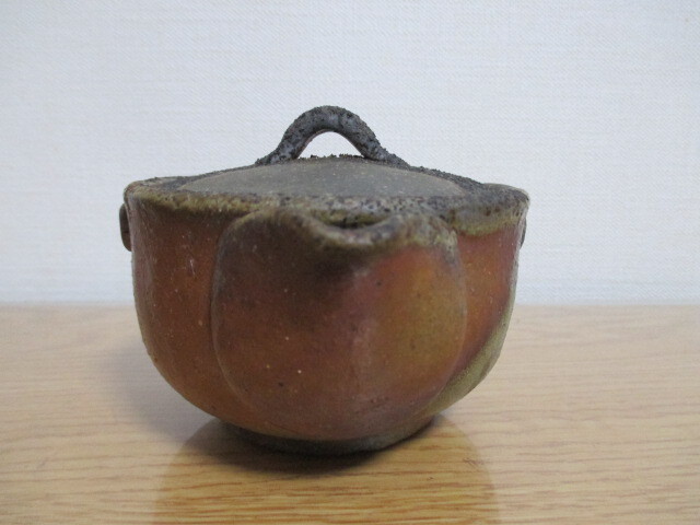 逸品 未使用品 展示品 備前焼 若宮窯 在銘 太田富夫 宝瓶 急須 逸品 未使用品 展示品 備前焼 若宮窯 在銘 太田富夫 宝瓶 急須
