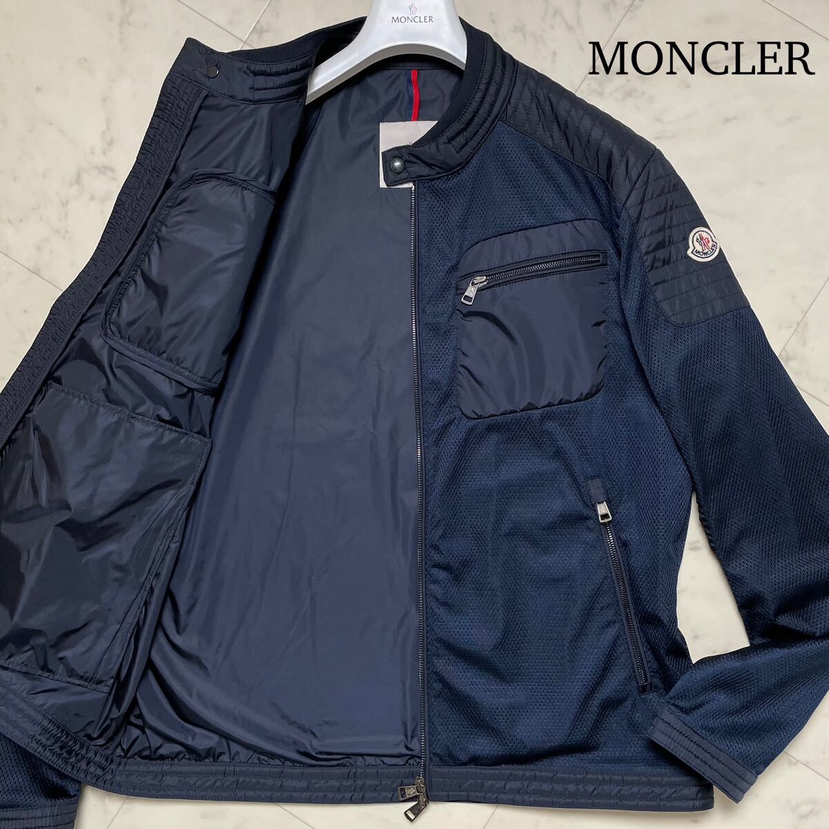 極美品/希少XXL☆ MONCLER モンクレール FABRICE ナイロン切替 極美品/希少XXL☆ MONCLER モンクレール FABRICE ナイロン切替