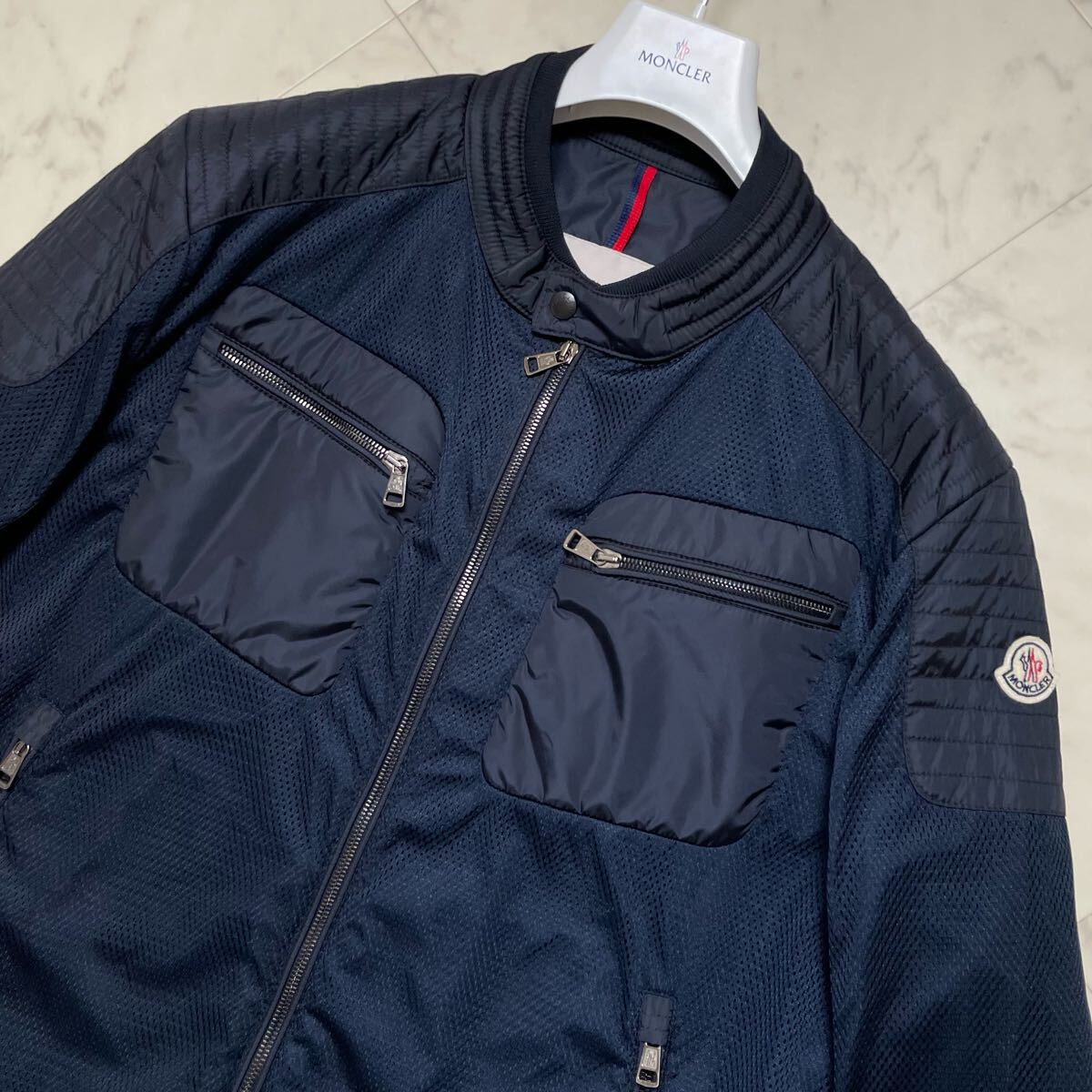極美品/希少XXL☆ MONCLER モンクレール FABRICE ナイロン切替 極美品/希少XXL☆ MONCLER モンクレール FABRICE ナイロン切替