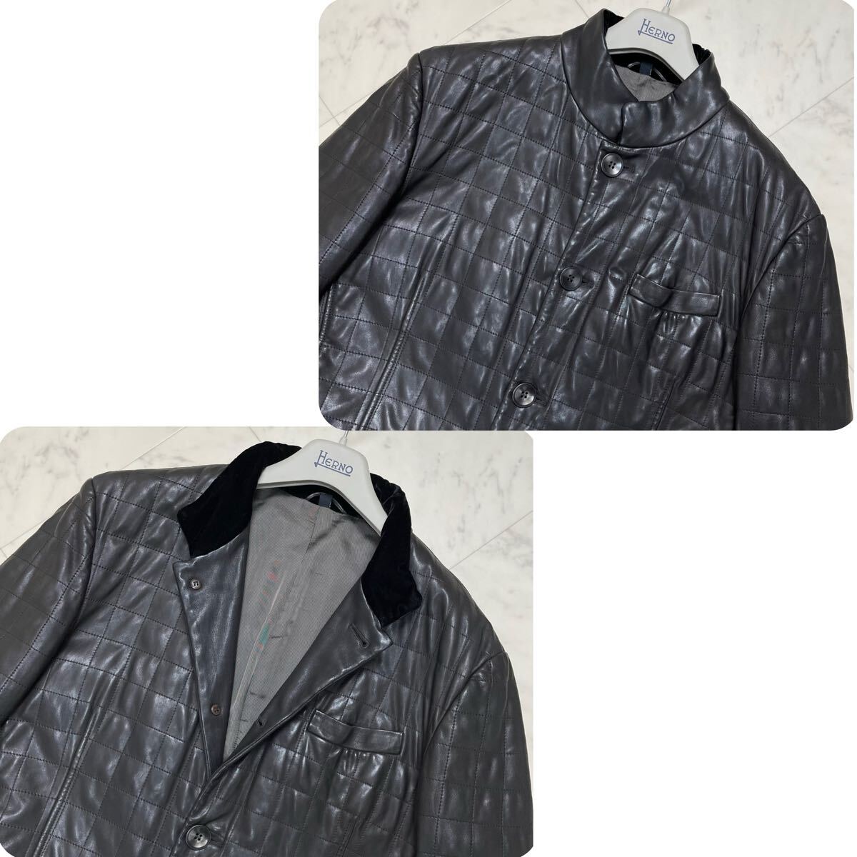 美品/XL☆ ジョルジオアルマーニ GIORGIO ARMANI 最高級羊革 美品/XL☆ ジョルジオアルマーニ GIORGIO ARMANI 最高級羊革