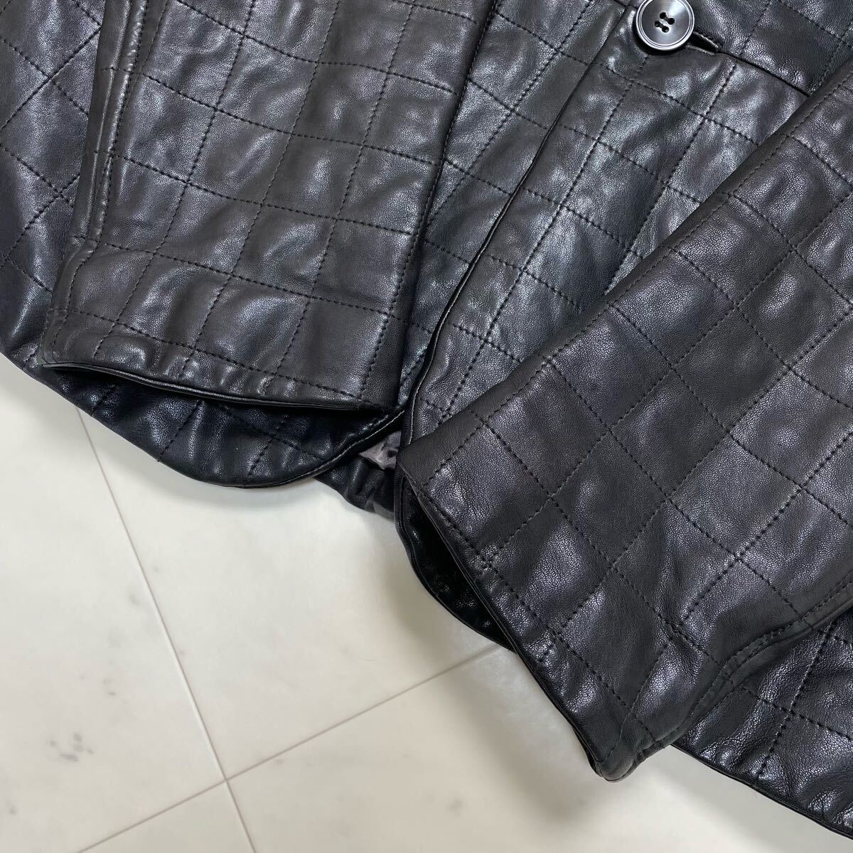美品/XL☆ ジョルジオアルマーニ GIORGIO ARMANI 最高級羊革 美品/XL☆ ジョルジオアルマーニ GIORGIO ARMANI 最高級羊革
