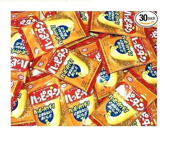 送料無(wú)料　亀田制菓　ハッピーターンミニ　3０個(gè)セット 便利な個(gè)包裝(#^^#) b