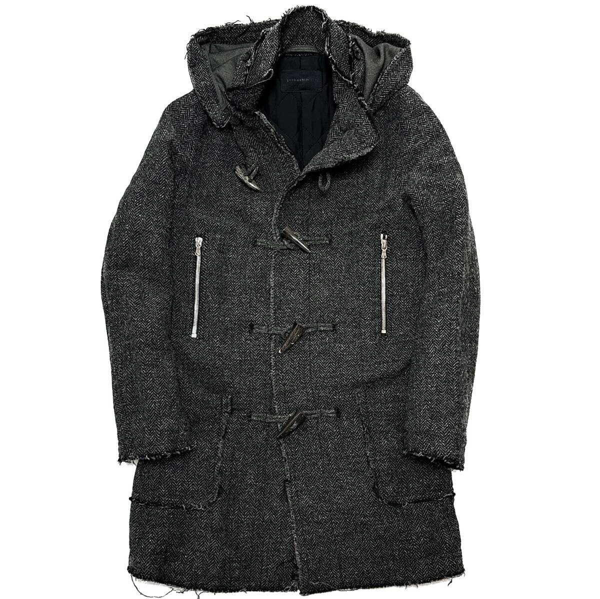 LEON掲載 定価9.4万 junhashimoto BLANKET DUFFLE COAT 2 ジュンハシモト ブランケットダッフルコート ジャケット 1piu wjk akm