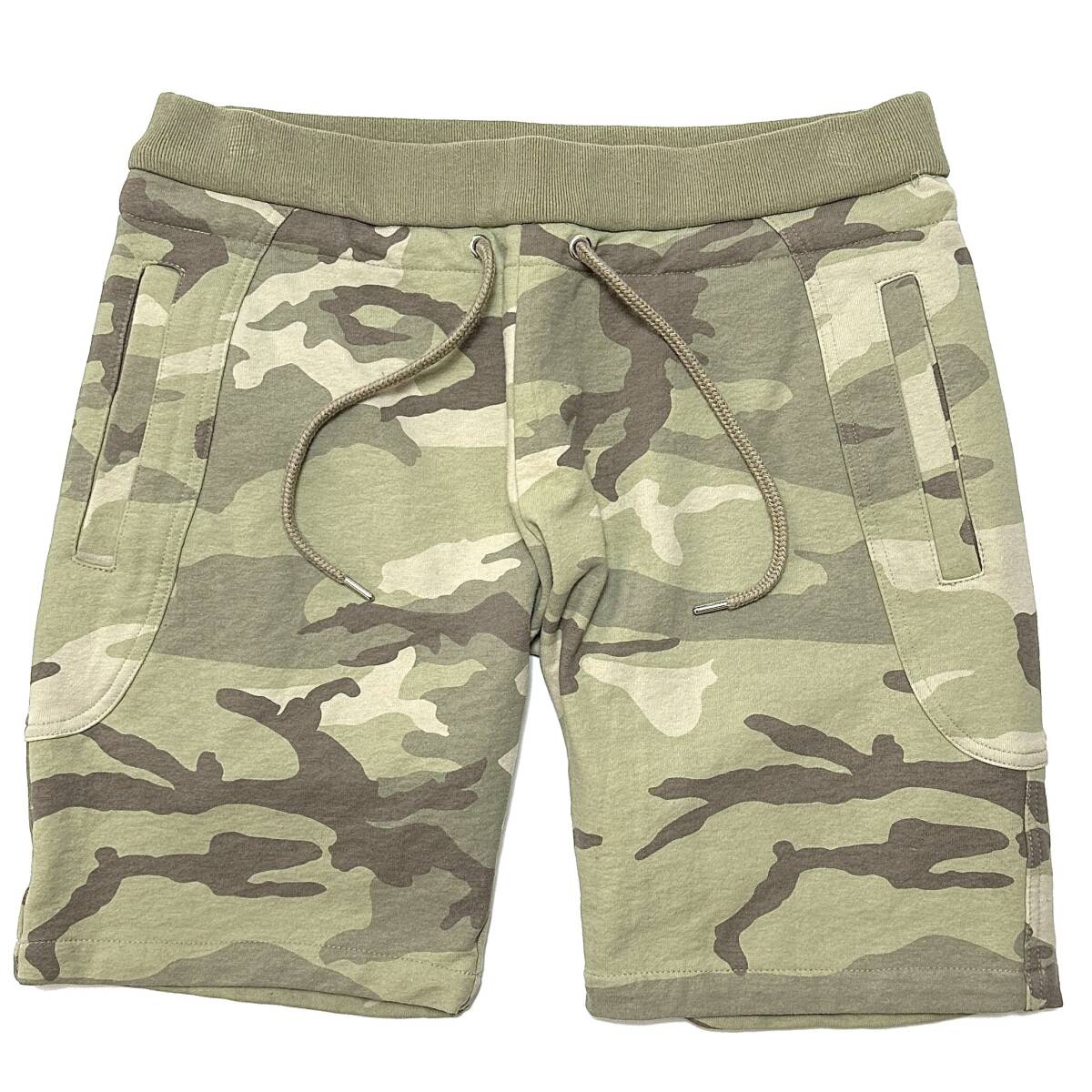 定価4.3万 AKM stretch jersey solid ショートパンツL 定価4.3万 AKM original stretch jersey solid half camo pant L