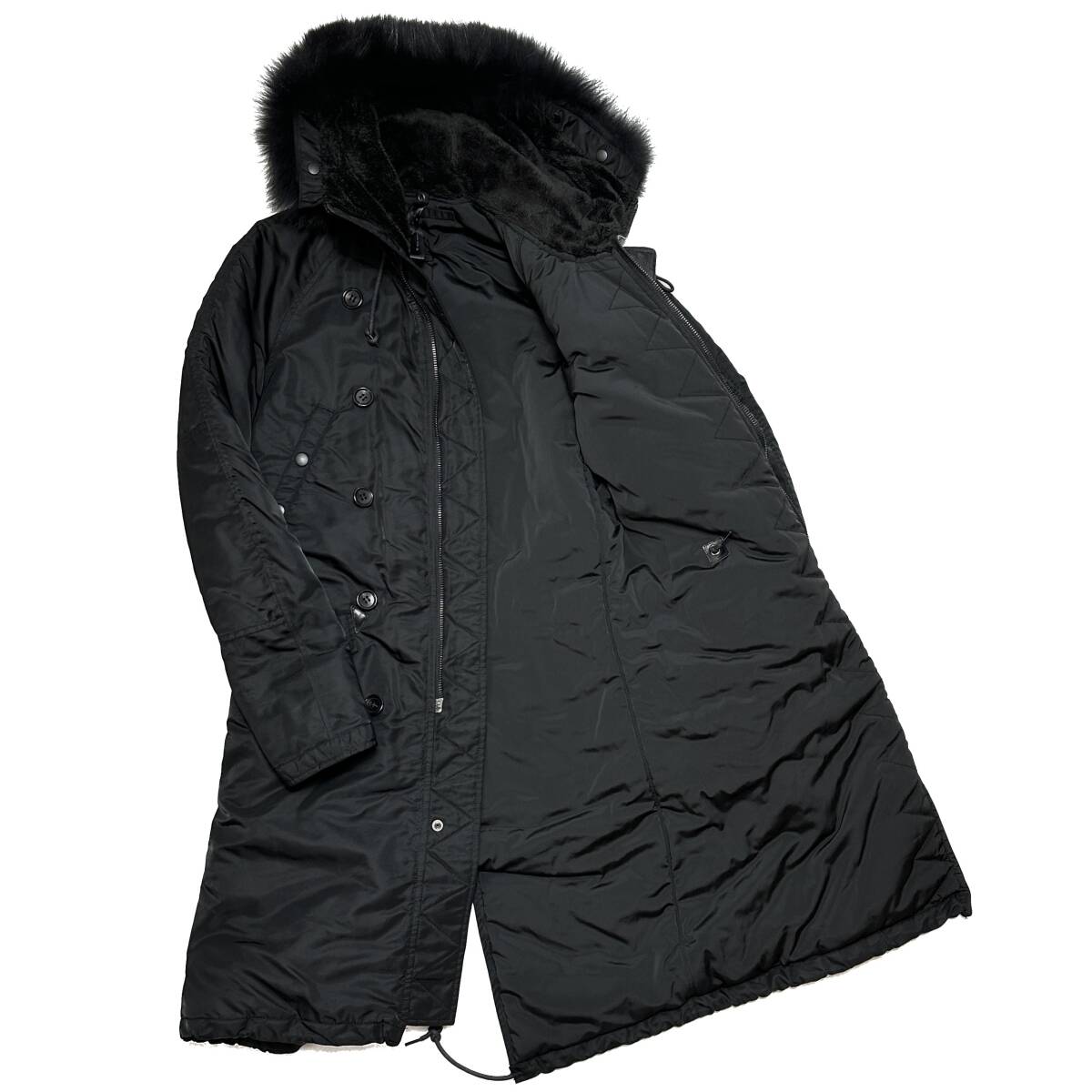 定価12万 wjk VINTAGE 66 NYLON LONG N-3B COAT Sサイズ ミリタリーロングコート ジャケット ダウン 1piu akm ジュンハシモト
