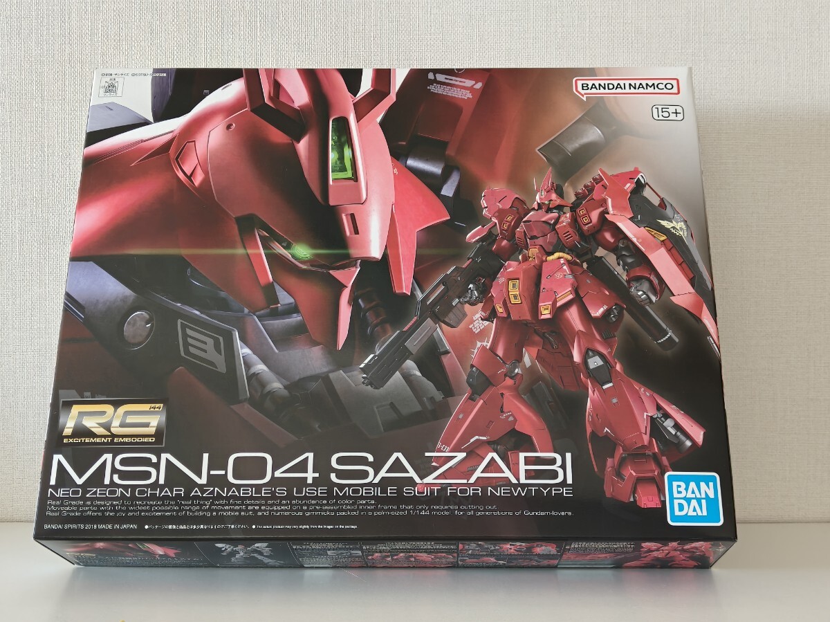機動戦士ガンダム RG MSN-04 SAZABI サザビー 未組立 ガンプラ 機動戦士ガンダム RG MSN-04 SAZABI サザビー 未組立 ガンプラ