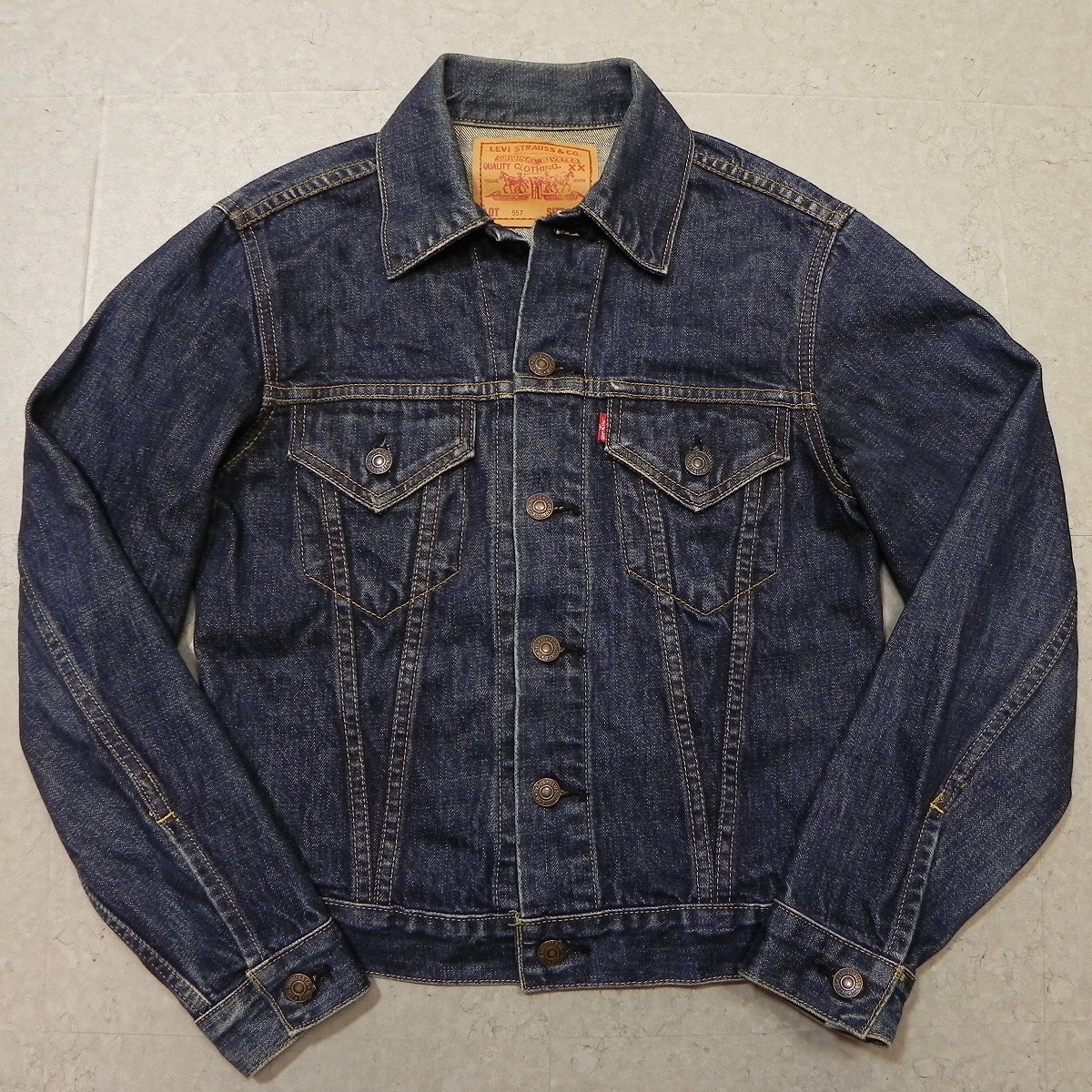 即決 ☆ LEVI'S リーバイス 71557 3rd BIG'E' 日本製 96年 90s 即決 ☆ LEVI'S リーバイス 71557 3rd BIG'E' 日本製 96年 90s