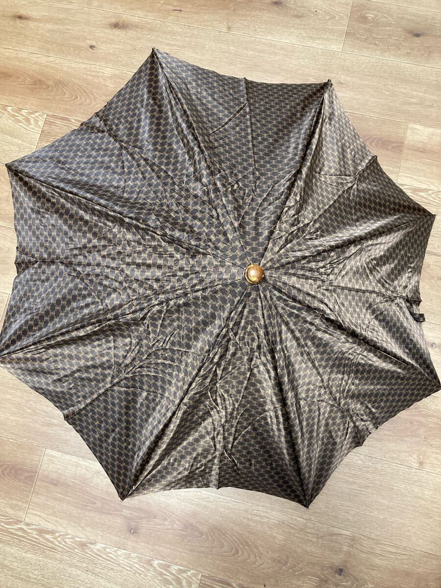 3-561 CELINE セリーヌ 折りたたみ傘 傘 雨具 総柄 マカダム 3-561 CELINE セリーヌ 折りたたみ傘 傘 雨具 総柄 マカダム