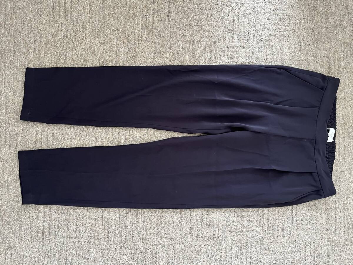 SLOBE IENA スローブイエナ テーパードパンツ 38 ネイビー Mサイズ レディース 美品 きれいめパンツ スーツパンツ 入學(xué)式卒業(yè)式結(jié)婚式2次會(huì)