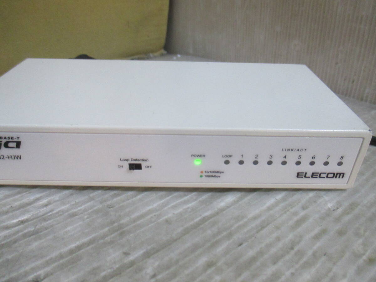 [No.1/EH01/E70325-3]*ELECOM EHC-G08MN2-HJW 1000BASE-T соответствует переключение ступица *
