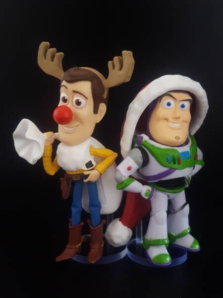 Disney ディズニー トイストーリー ワールドコレクタブルフィギュア WCF ワーコレ CHRISTMAS ウッディ & バズ 用台座