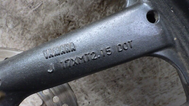 RGA-381A TZR50R 純正 ホイール セット フロント リア 4EU-142 検索 ヤマハ