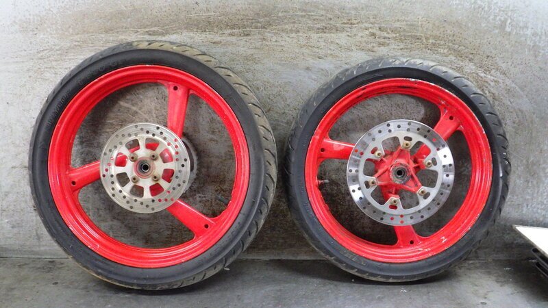 RGA-375A TZR50R 純正 ホイール セット フロント リア 4EU-003 検索 ヤマハ