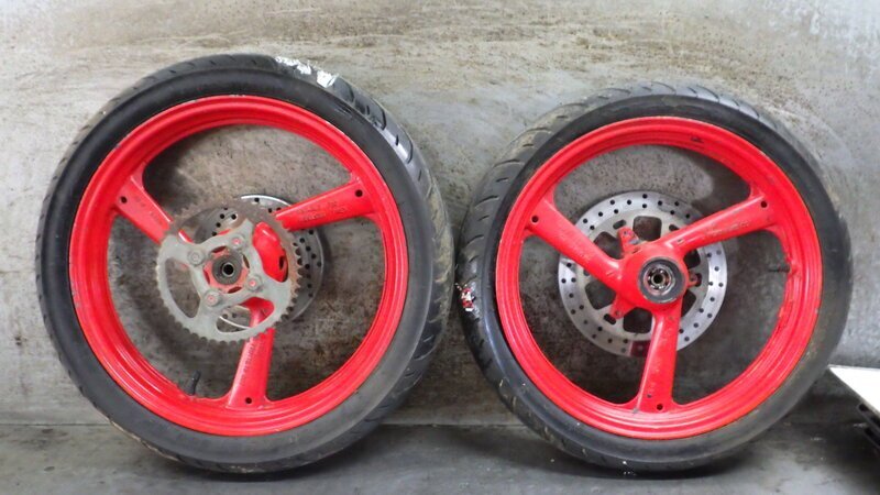RGA-375A TZR50R 純正 ホイール セット フロント リア 4EU-003 検索 ヤマハ